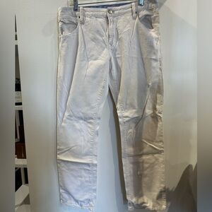 Gap White Relaxed Fit Jeans